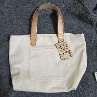 ムジルシリョウヒン(MUJI (無印良品))のレザー使いトートバック小(トートバッグ)