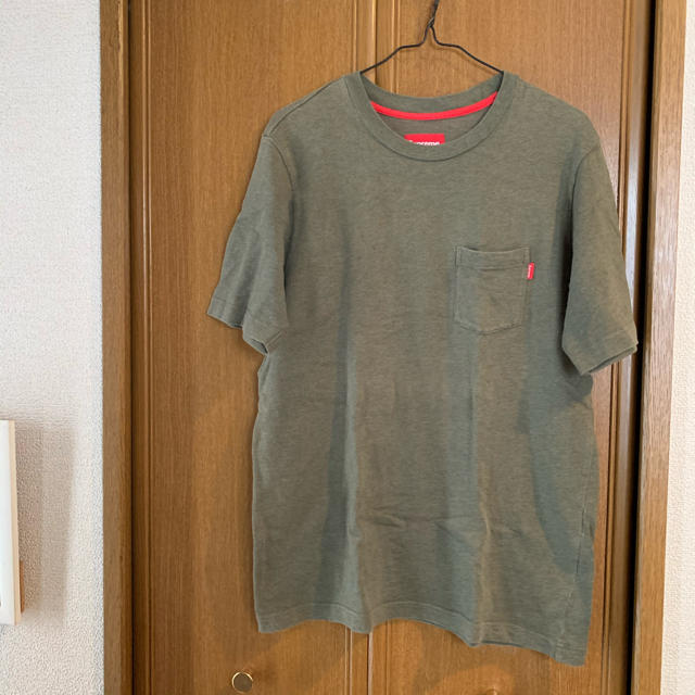 Supreme(シュプリーム)の希少色 シュプリーム ポケット ポケT オリーブ カーキ M メンズのトップス(Tシャツ/カットソー(半袖/袖なし))の商品写真