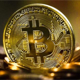 ビットコイン ゴルフ　マーカー グリーン　Bitcoin レプリカコイン　1枚(その他)