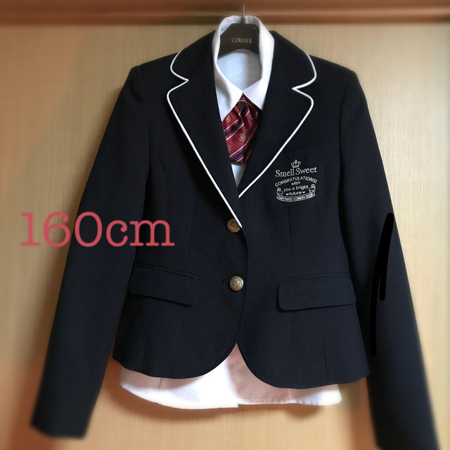 [送料込み]女の子160cm パンツスーツ キッズ/ベビー/マタニティのキッズ服女の子用(90cm~)(パンツ/スパッツ)の商品写真