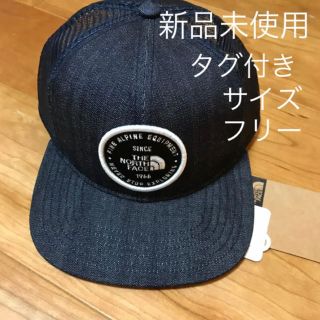 ザノースフェイス(THE NORTH FACE)の【新品未使用】MESSAGE MESH CAP カラー ID インディゴ2(キャップ)