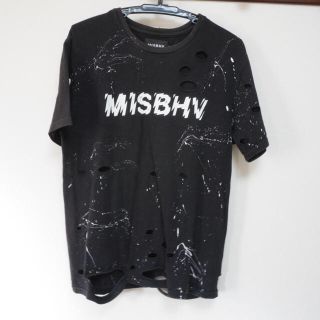 バレンシアガ(Balenciaga)の【確実正規品】MISBHV ダメージ Tシャツ カットソー ストリート 美品(Tシャツ/カットソー(半袖/袖なし))