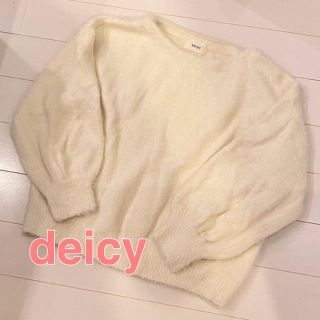 デイシー(deicy)のDEICY デイシー ニット プルオーバー オフホワイト(ニット/セーター)