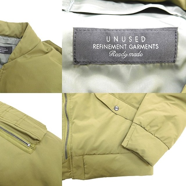 伊勢丹別注 unused dawn ma-1 jacket olive Mサイズショート丈のボックスシルエット