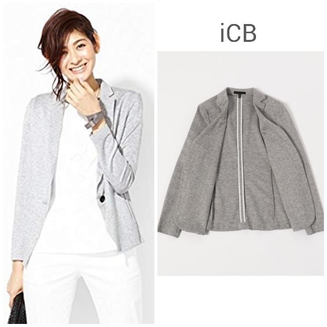 ICB - iCB☆洗えるジャケットの通販 by hana's shop｜アイシービーならラクマ