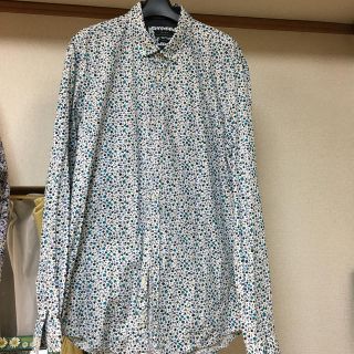 冬の華 GAKKIN 黒蓮葉ジャカードコレクション シャツ XL - 通販 - www