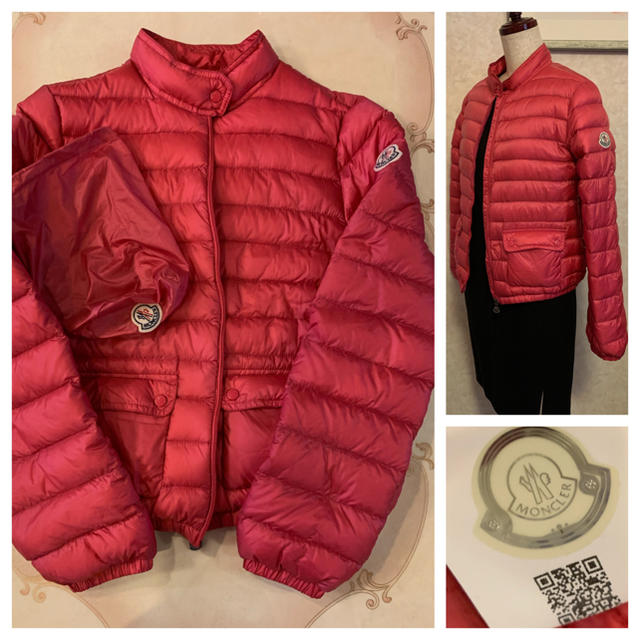 ジップアップモンクレール ライトダウン ジャケット レディース MONCLER 正規品 14