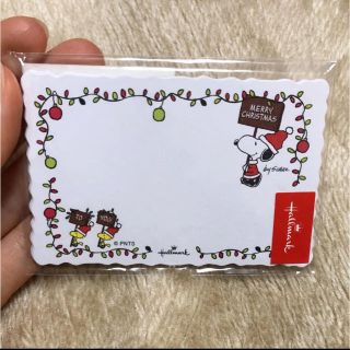 スヌーピー(SNOOPY)のスヌーピー クリスマスカード(カード/レター/ラッピング)