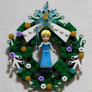 レゴ(Lego)のレゴ★クリスマス リース アナ雪Ver. オリジナル 100%レゴパーツ(キャラクターグッズ)