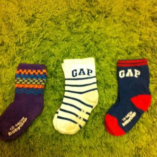 ギャップ(GAP)の男の子靴下5足セット12~14▼GAP(その他)