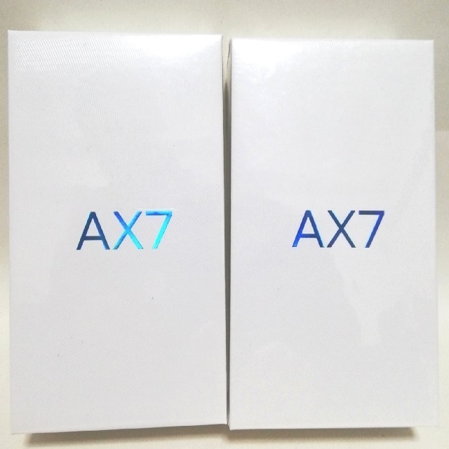 OPPO AX7（64G）ゴールド　新品未開封　SIMフリースマートフォン×2台