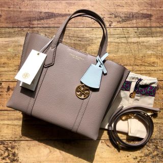 トリーバーチ(Tory Burch)の新品 トリーバーチ 2way ショルダーバッグ  グレージュ おススメ♡(ショルダーバッグ)