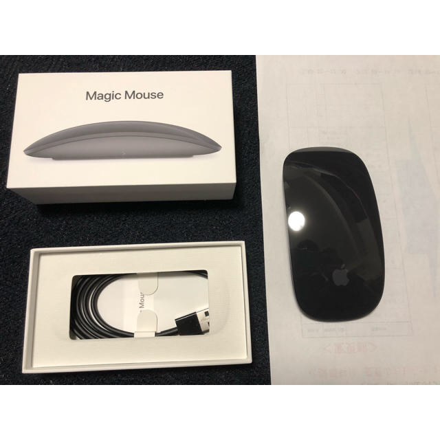 Apple(アップル)のApple MAGIC MOUSE 2 スペースグレイ スマホ/家電/カメラのPC/タブレット(PC周辺機器)の商品写真