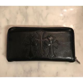 クロムハーツ(Chrome Hearts)のクロムハーツ　REC F ZIP 3セメタリークロスパッチ　正規品(長財布)