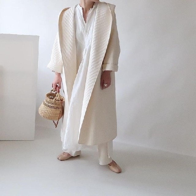 argue KENDO COTTON QUILTING FOODIE COAT - ロングコート