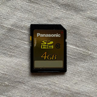 パナソニック(Panasonic)のSDカード　4GB(PC周辺機器)