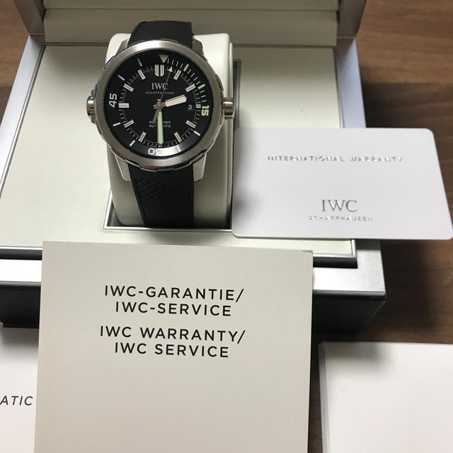 IWC(インターナショナルウォッチカンパニー)のみっついー様 専用 IWC アクアタイマー ラバーベルト メンズの時計(ラバーベルト)の商品写真