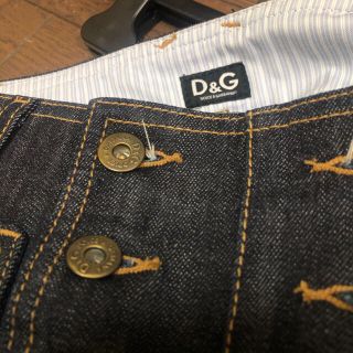 ドルチェアンドガッバーナ(DOLCE&GABBANA)のD&G デニムスカート(ひざ丈スカート)