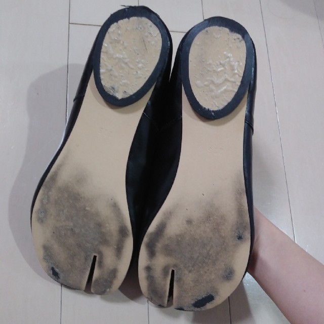 ZARA(ザラ)のジェミニ　足袋　タビ　バレエ　黒 レディースの靴/シューズ(バレエシューズ)の商品写真
