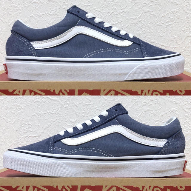 VANS(ヴァンズ)の完売品✨USA オールドスクール ブルーグレー 23.5cm レディースの靴/シューズ(スニーカー)の商品写真