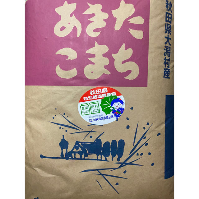 セール！お得！20㌔　特別栽培米秋田県産あきたこまち　米食品/飲料/酒