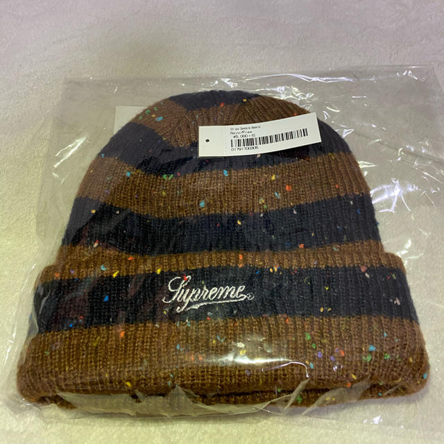 Supreme(シュプリーム)のSTRIPE SPECKLE BEANIE SUPREME メンズの帽子(ニット帽/ビーニー)の商品写真