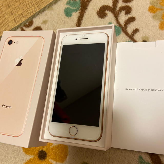 iPhone8 64G ピンクゴールド SIMフリー 美品