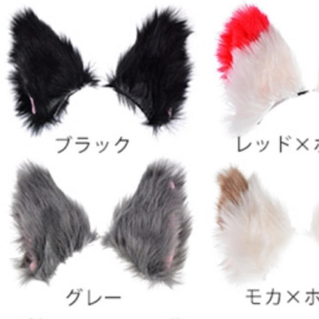 claire's(クレアーズ)の再入荷♡定番の黒色♡2way獣耳 カチューシャ＆クリップ両用タイプ　新品　未開封 エンタメ/ホビーの同人誌(コスプレ)の商品写真