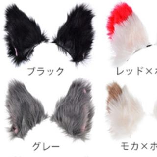 クレアーズ(claire's)の再入荷♡定番の黒色♡2way獣耳 カチューシャ＆クリップ両用タイプ　新品　未開封(コスプレ)