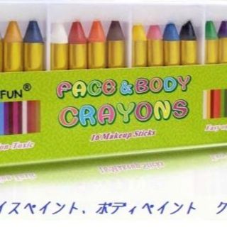 １６色　フェイス・ボディ ペイントクレヨン(その他)