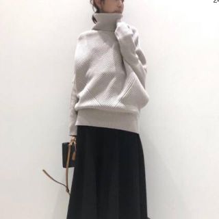 アパルトモンドゥーズィエムクラス(L'Appartement DEUXIEME CLASSE)のタートルネック Asymmetry Knit(ニット/セーター)