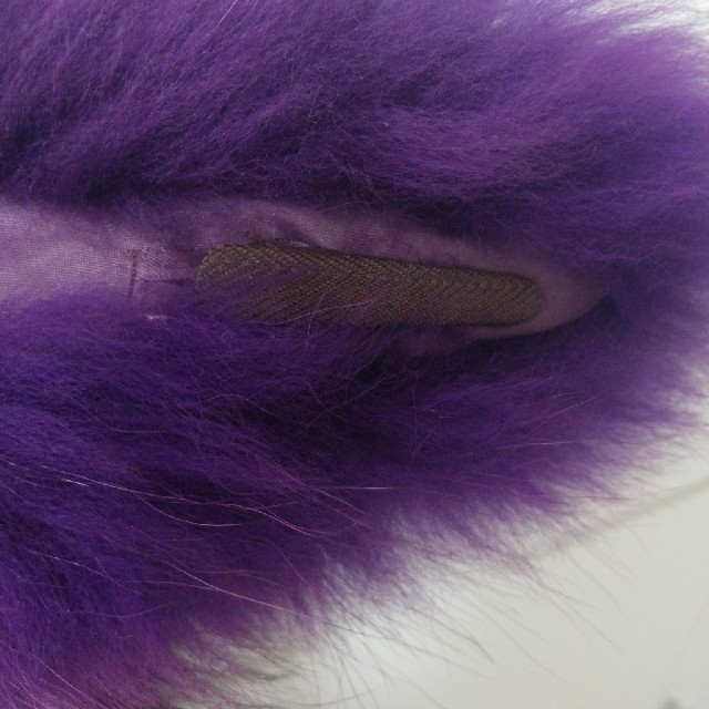 SLY(スライ)のSLY　スライ　パープル　紫　ファー　マフラー　ボリュームファー レディースのファッション小物(マフラー/ショール)の商品写真