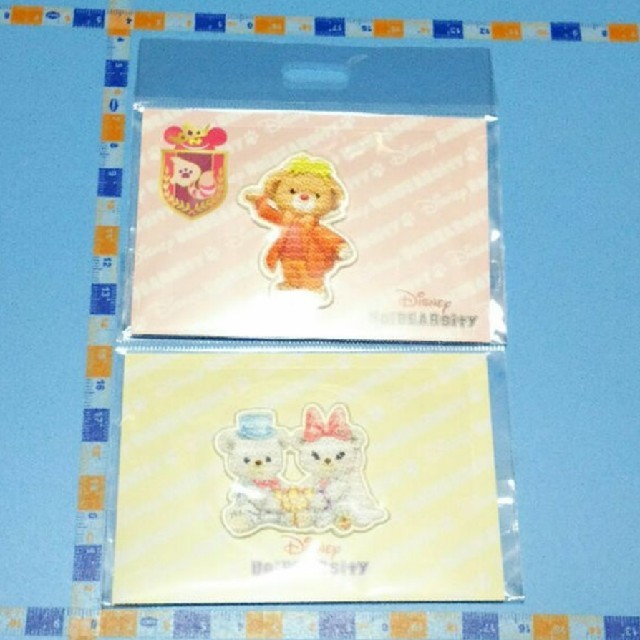 Disney(ディズニー)の刺しゅうシールワッペン2点セット「ユニベアシティ」 エンタメ/ホビーのアート用品(その他)の商品写真