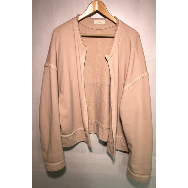 Jieda(ジエダ)のJieDa CUT OFF DYED SWEAT SHIRT ベージュ 1 メンズのトップス(スウェット)の商品写真