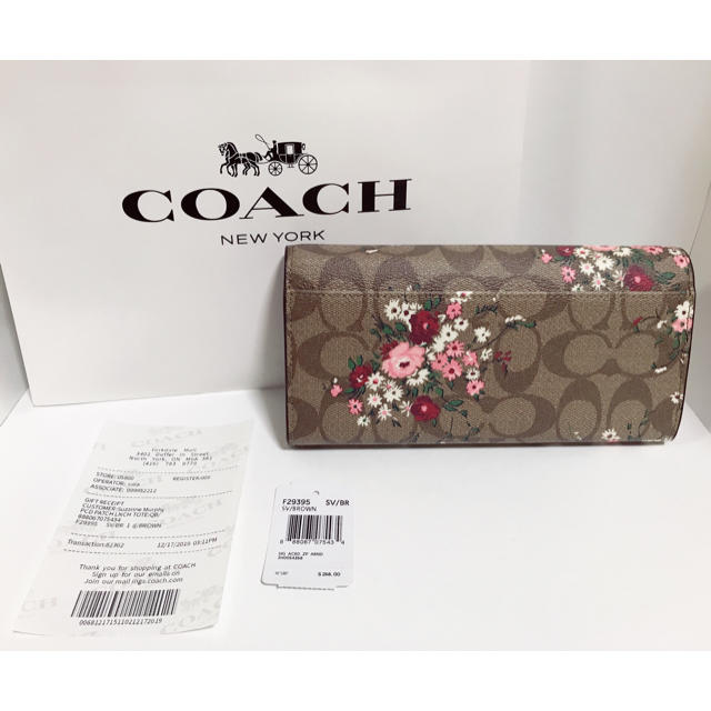 COACH(コーチ)の【新品未使用】コーチ COACH 財布 スリム フローラル プリント 長財布   レディースのファッション小物(財布)の商品写真