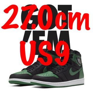 ナイキ(NIKE)のAIR JORDAN 1 RETRO HIGH OG PINE GREEN(スニーカー)