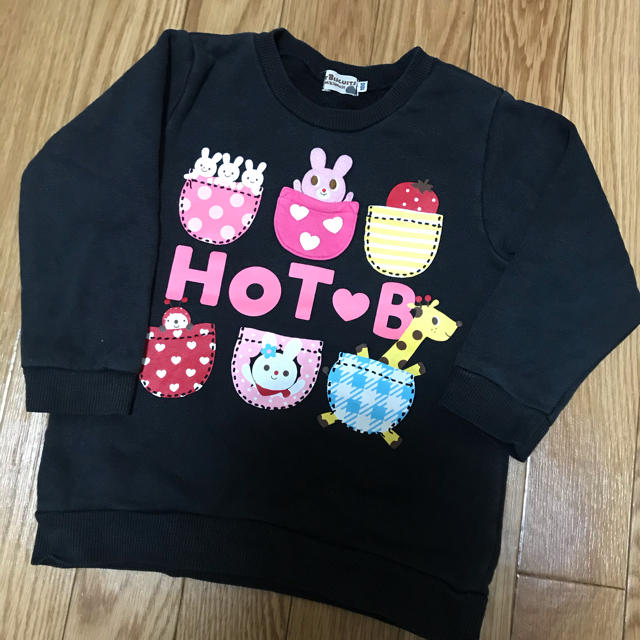 mikihouse(ミキハウス)のホットビ　トレーナー100 キッズ/ベビー/マタニティのキッズ服女の子用(90cm~)(Tシャツ/カットソー)の商品写真