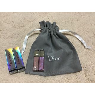 ディオール(Dior)のマキシマイザー　ミニセット　ミニ巾着つき　ディオール(リップグロス)
