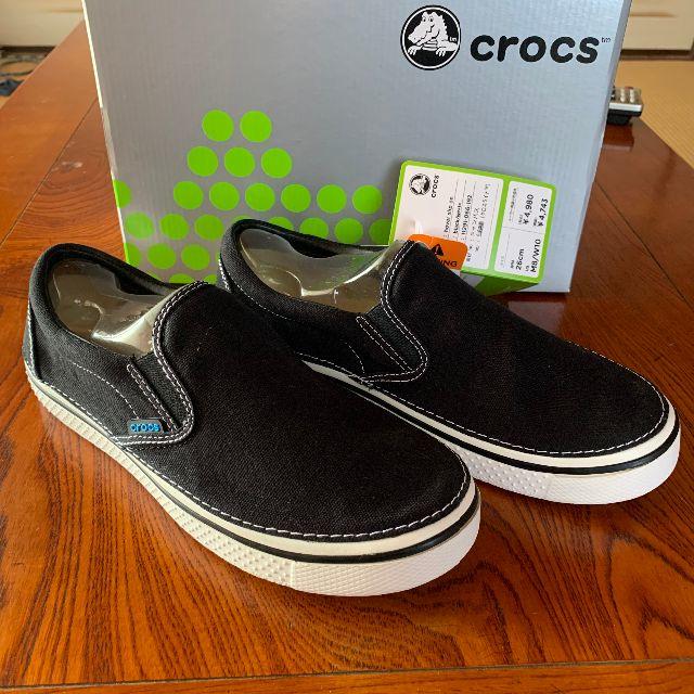 crocs(クロックス)のクロックス スニーカー フーバースリップオン 25/26/27cm メンズの靴/シューズ(スリッポン/モカシン)の商品写真