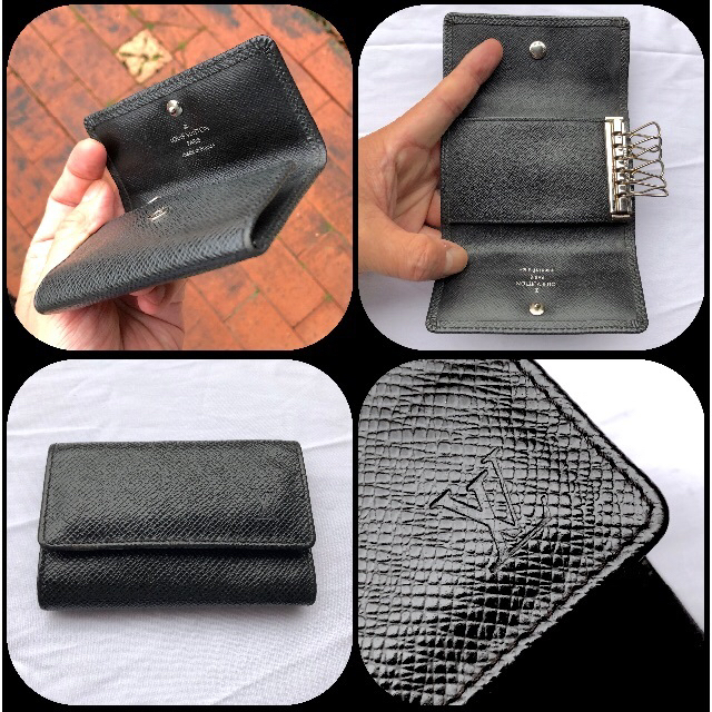 値下】LOUIS VUITTON 良品 タイガ ミュルティクレ6 キーケース黒 値下】LOUIS VUITTON 良品 タイガ ミュルティクレ6 キーケース黒