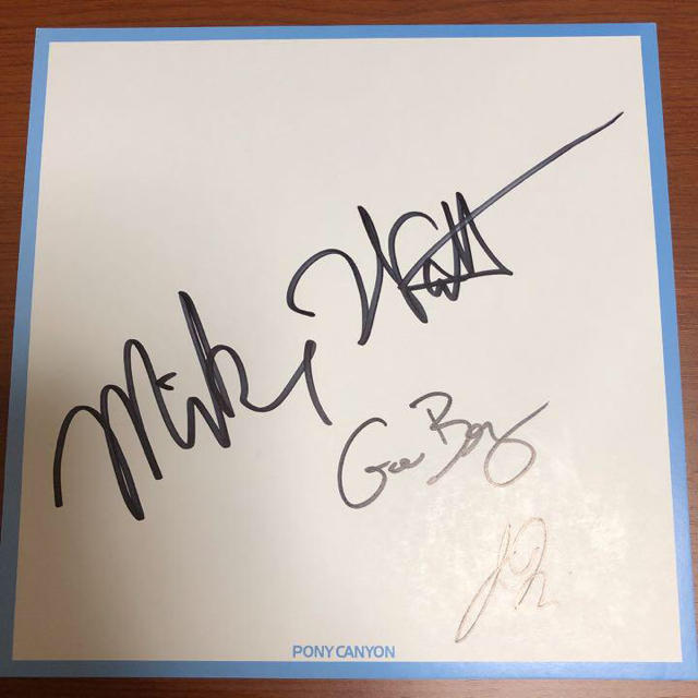 【オフィシャル・美品】J Mascis + The Fog　サイン付き エンタメ/ホビーのタレントグッズ(ミュージシャン)の商品写真
