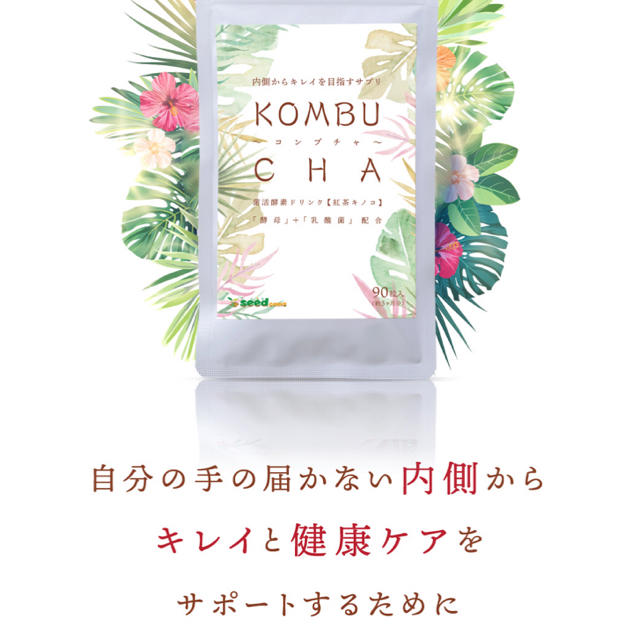 内側からキレイを目指すサプリ KOMBUCHA 美容ダイエット お試し1ヶ月分 コスメ/美容のダイエット(ダイエット食品)の商品写真