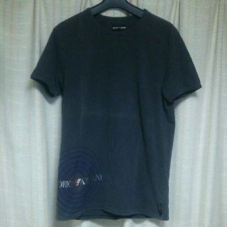 エンポリオアルマーニ(Emporio Armani)のENPORIO ARMANI プリント 半袖Tシャツ Ｌサイズ インポート 古着(Tシャツ/カットソー(半袖/袖なし))