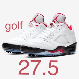 ナイキ(NIKE)のNIKE AIR JORDAN 5 LOW GOLF 27.5 9.5(シューズ)