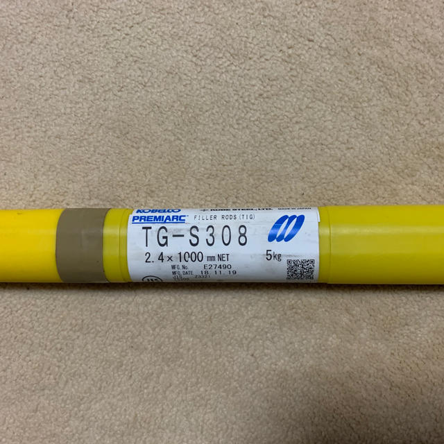 tig溶接棒　TG-S308 2.4mm ✖️1000mm 5kg