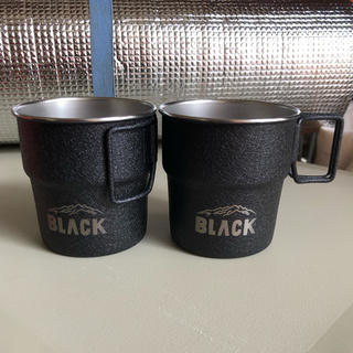 スノーピーク(Snow Peak)のBLACK BRICK ブラックブリック　限定　ソマビトブラックチップカップ(食器)