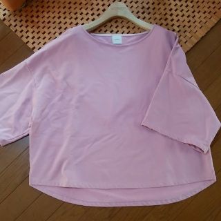 スピックアンドスパン(Spick & Span)の美品☆Spick&Span☆桜色カットソー(カットソー(長袖/七分))