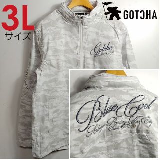 ガッチャ(GOTCHA)の新品 3L XXL GOTCHA ガッチャ スタンドジャケット 白カモフラ02(ブルゾン)