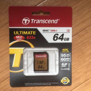 トランセンド(Transcend)のSDXC 64GB  UHS-1 U3 トランセンド製 transcend(その他)
