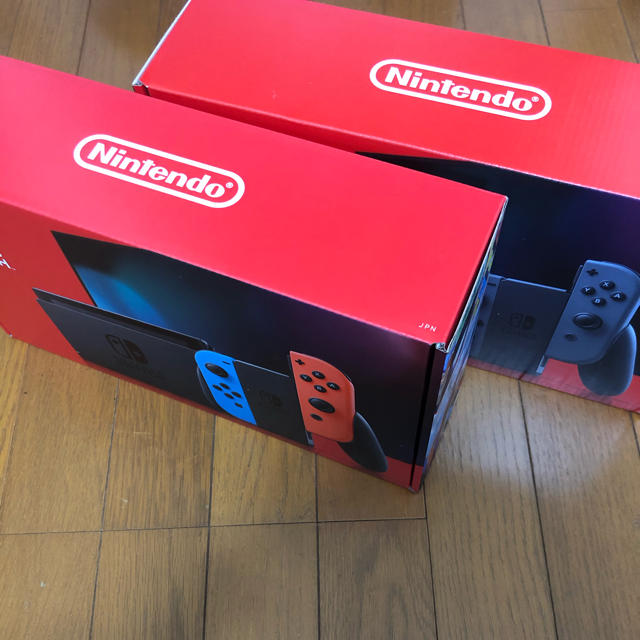 交換無料! Nintendo 新品未開封 各1台 グレー ネオン 本体 新型 Switch Nintendo - Switch 家庭用ゲーム機本体